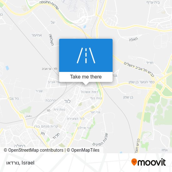 נורדאו map