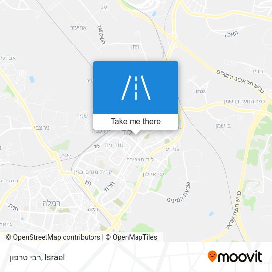 רבי טרפון map