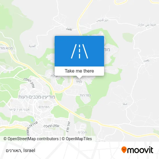 Карта האורנים