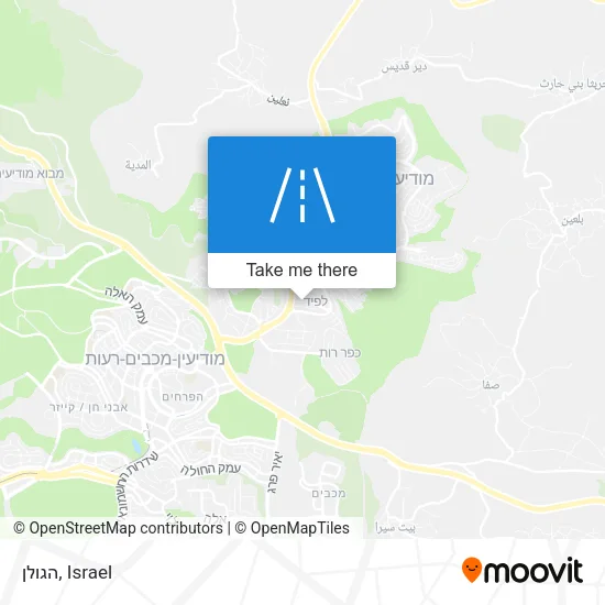 Карта הגולן