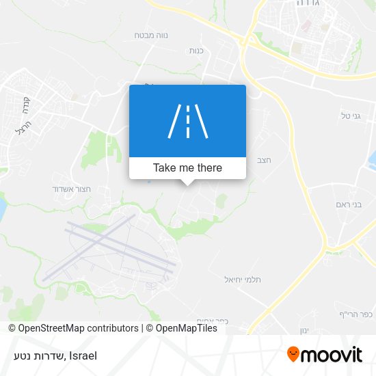 שדרות נטע map