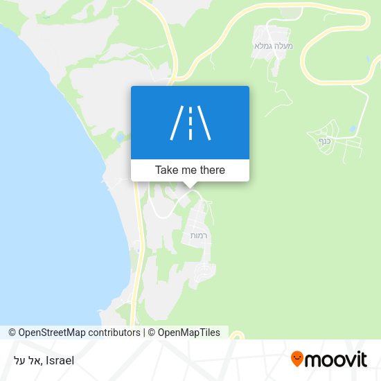 אל על map