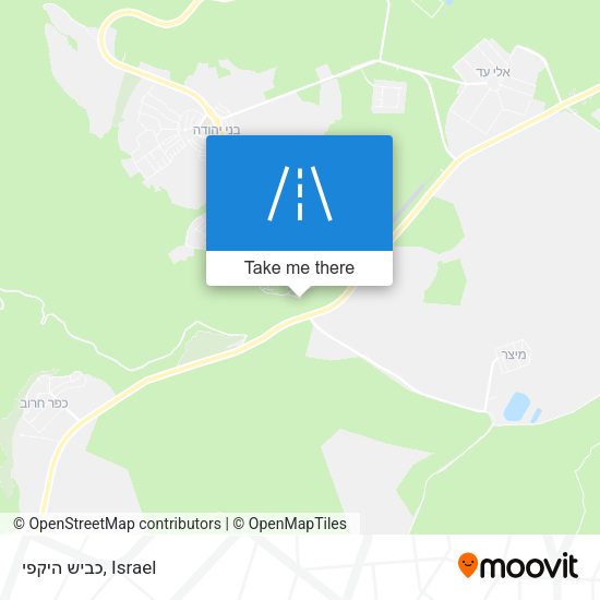 כביש היקפי map