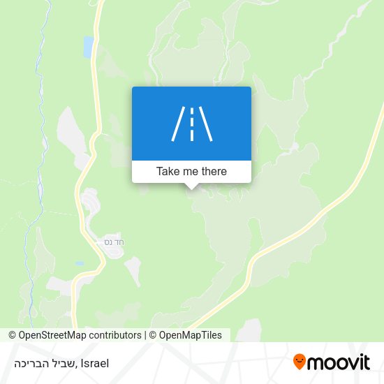 שביל הבריכה map