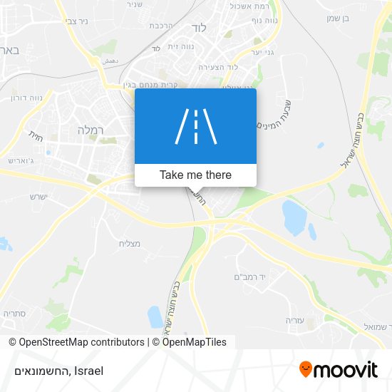 החשמונאים map