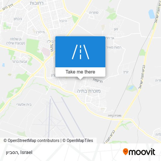 הסביון map