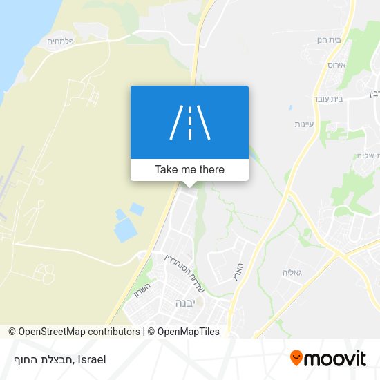 חבצלת החוף map
