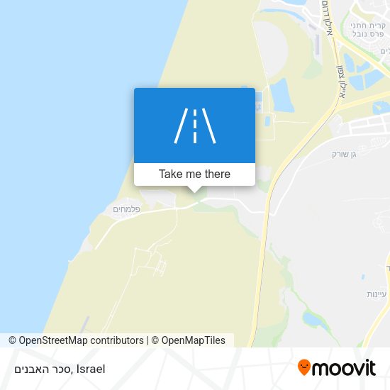 סכר האבנים map