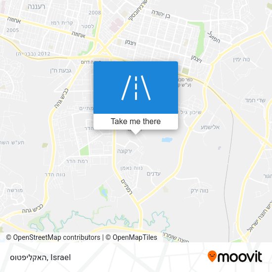 האקליפטוס map