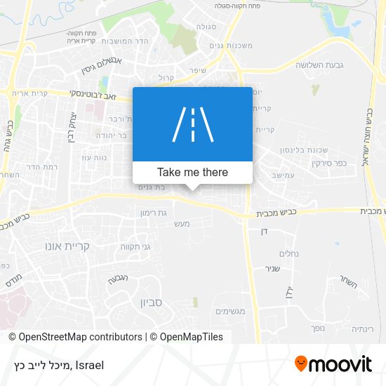 מיכל לייב כץ map