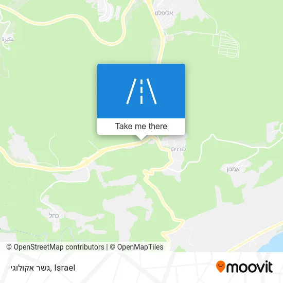 Карта גשר אקולוגי