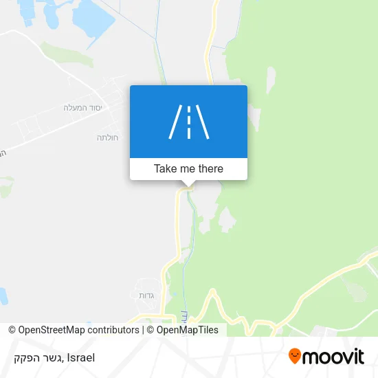 Карта גשר הפקק