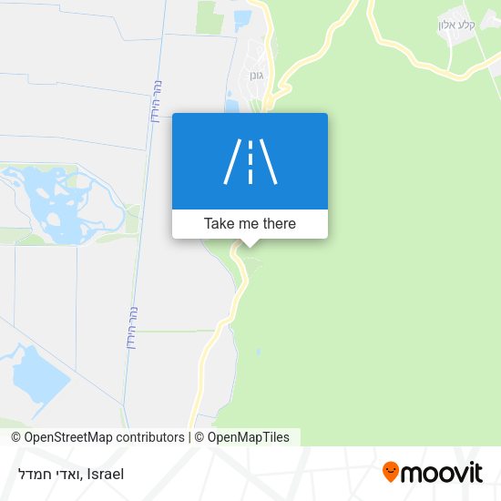 ואדי חמדל map