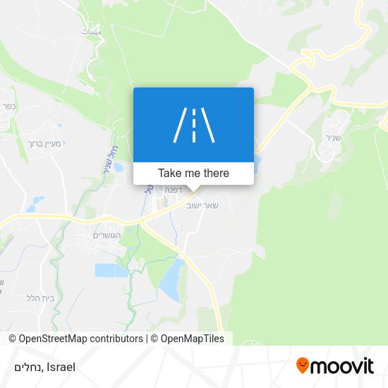 נחלים map