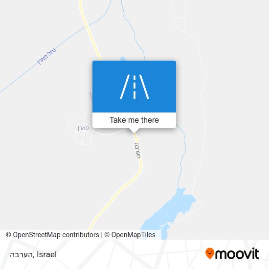 הערבה map