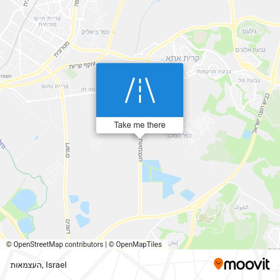 העצמאות map