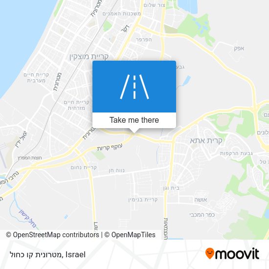 מטרונית קו כחול map