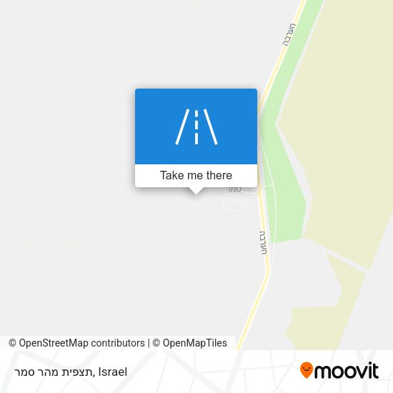 תצפית מהר סמר map
