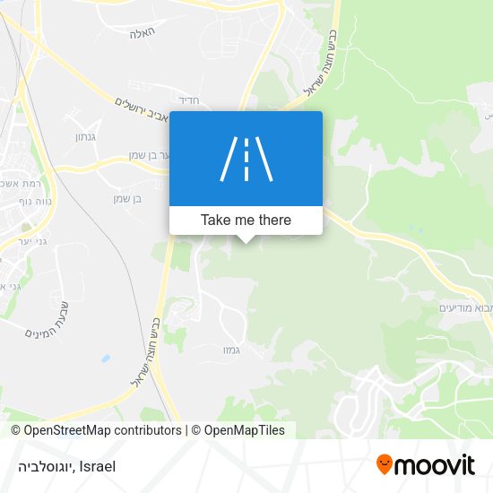 יוגוסלביה map