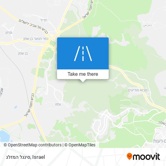 סינגל המזלג map