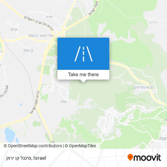 סינגל קו ירוק map