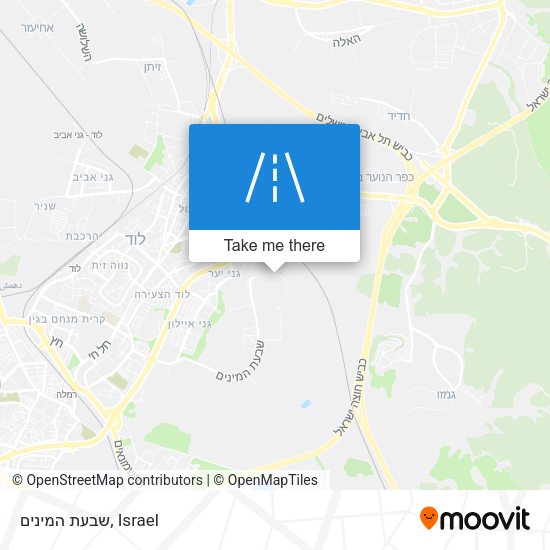 שבעת המינים map