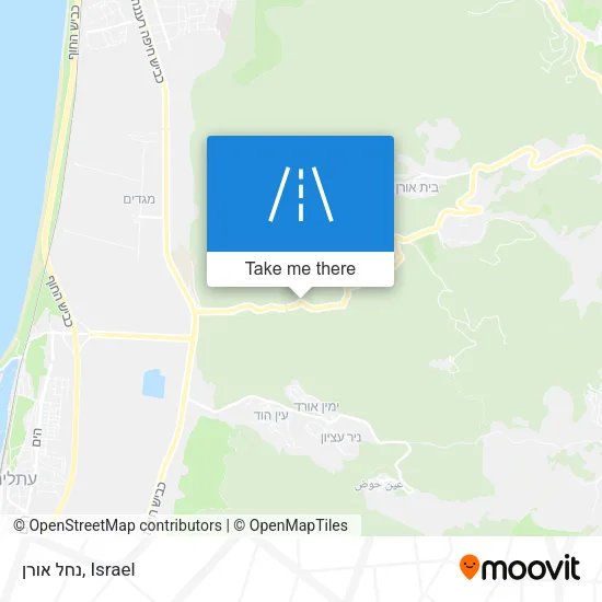 Карта נחל אורן