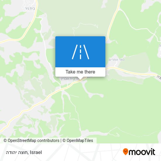 חוצה יהודה map