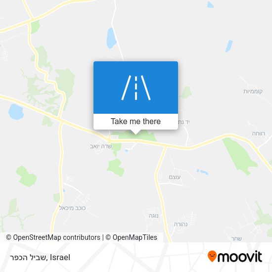 שביל הכפר map