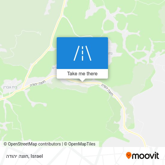 חוצה יהודה map