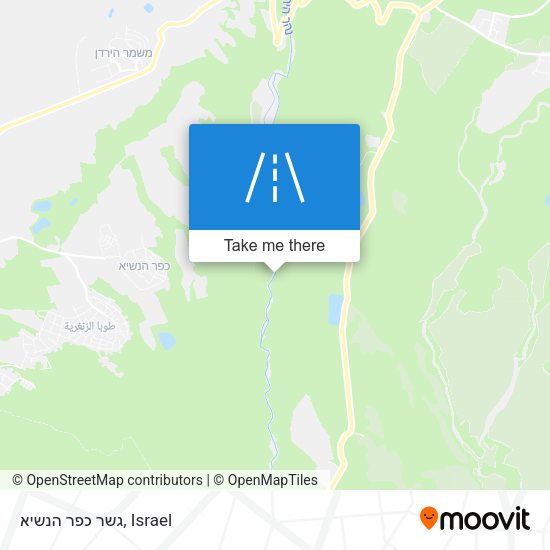 גשר כפר הנשיא map
