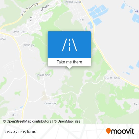 ירידה טכנית map