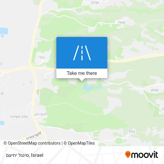 סינגל יחיעם map