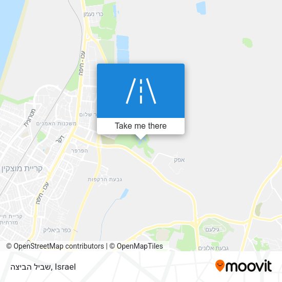 שביל הביצה map
