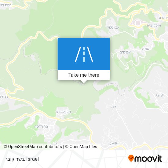 גשר קובי map