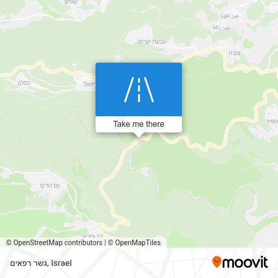 גשר רפאים map