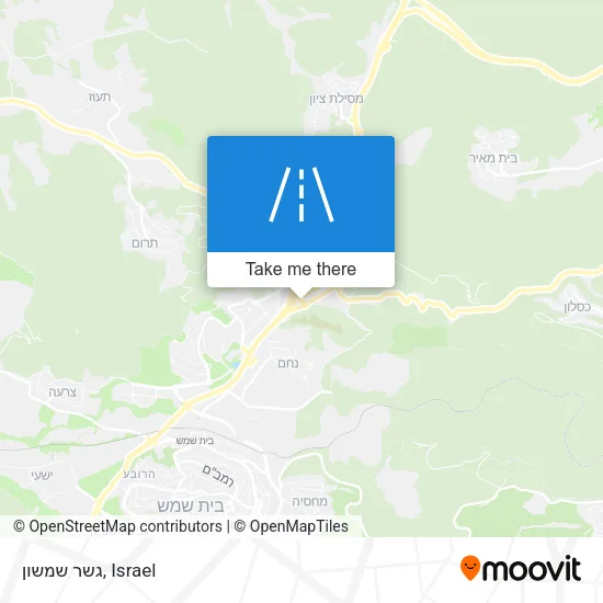 Карта גשר שמשון
