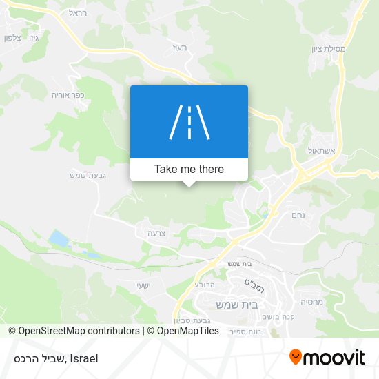 שביל הרכס map
