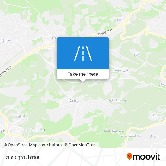 דרך נופית map