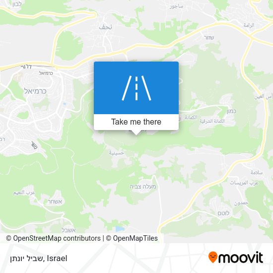 שביל יונתן map