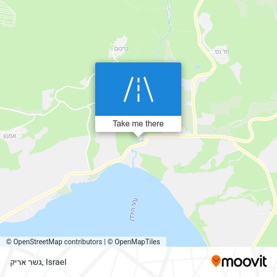 גשר אריק map