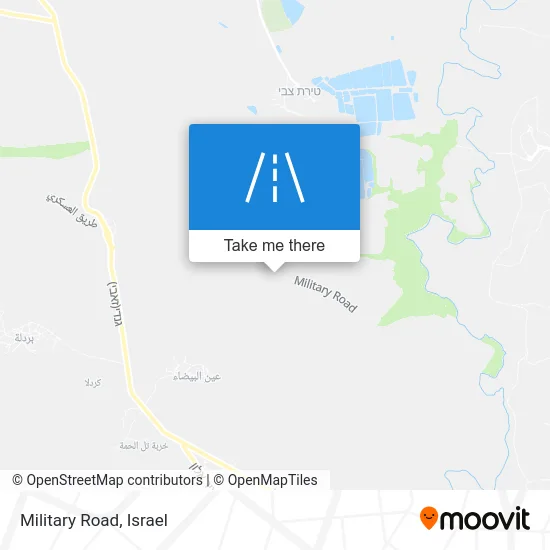 Карта Military Road