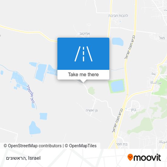 הראשונים map
