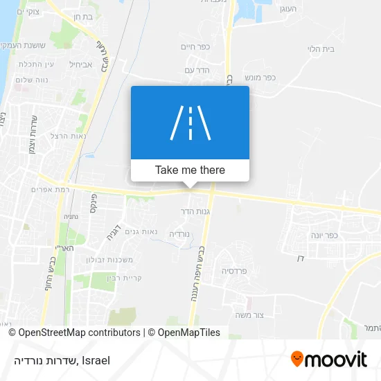 Карта שדרות נורדיה