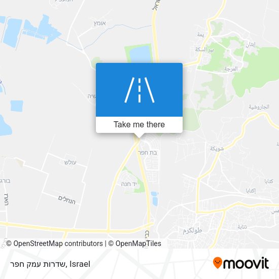 שדרות עמק חפר map