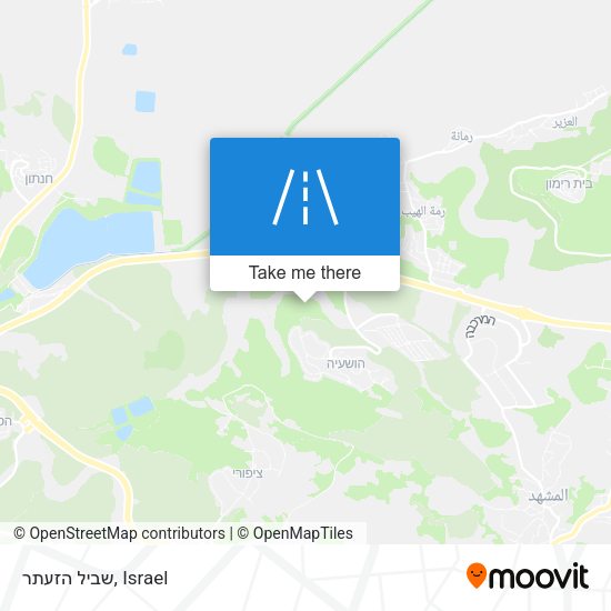 שביל הזעתר map
