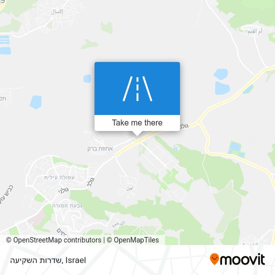 שדרות השקיעה map