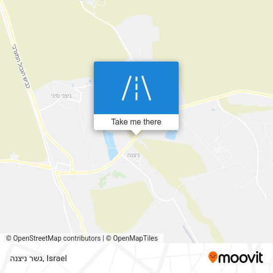 גשר ניצנה map