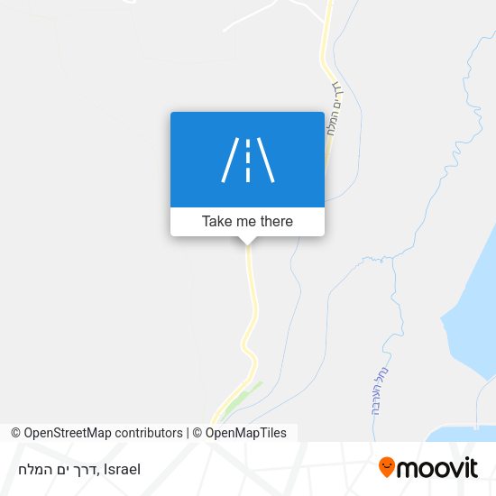 דרך ים המלח map