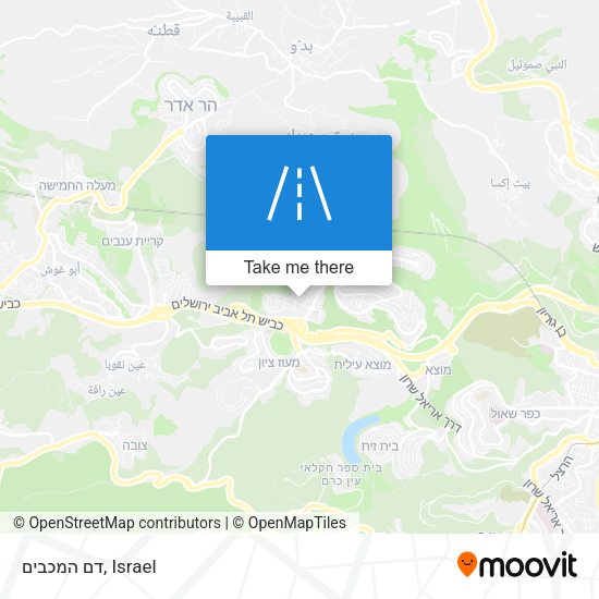 דם המכבים map